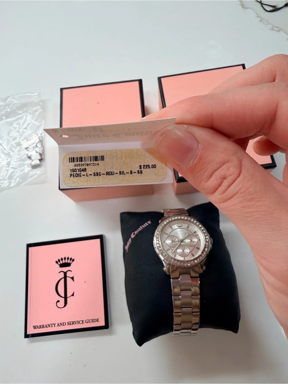 Juicy Couture Silver Bracelet Watch